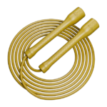 Adjustable Boxing Skipping Rope in Black or Yellow with Ergonomic Handles and Smooth Rotation for Training - Image 2