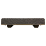 Table Speaker Stand Black 2-Pack with Raised Angle and Stable Placement for Soundbar and Desk