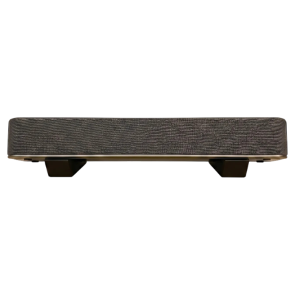 Table Speaker Stand Black 2-Pack with Raised Angle and Stable Placement for Soundbar and Desk