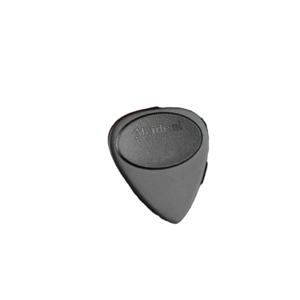Skridsikre guitarplektre sort 20 stk 0,7 mm til hurtig plukning og mere sikkert greb