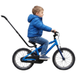 Træningsstang til børnecykel med støtte og mere kontrolleret læring til de første ture