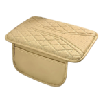 Armlæn til bil med opbevaring i Volkanrød, Klassisk Sort, Beige og Rolig Grå med blød støtte - Image 2