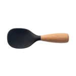 Heat Resistant Silicone Spoon in Green, Black, Orange, White and Grey – Gentle on Cookware and Easy to Serve with - Image 2