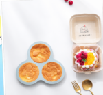 Omelette Silicone Mould for Air Fryer with 3 Compartments for Separate Portions and Quick Preparation - Image 2