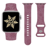 Jule snefnug urrem til smartwatch med justerbar pasform og festligt design til hverdagsbrug - Image 5