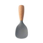 Heat Resistant Silicone Spoon in Green, Black, Orange, White and Grey – Gentle on Cookware and Easy to Serve with - Image 4