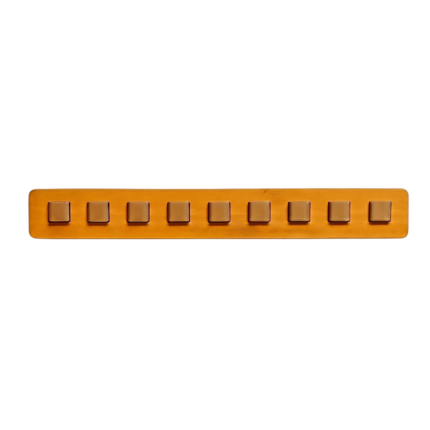 Bamboo Glasses Holder - Wall-Mounted Storage for 8 Pairs with Organised Home Storage