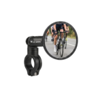 Cykel bakspejl med vidvinkel til styr med 360° rotation og foldbar funktion for bedre overblik