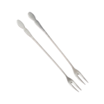 Fonduegafler i rustfrit stål med langt skaft og ergonomisk design til sikker servering ved fondue