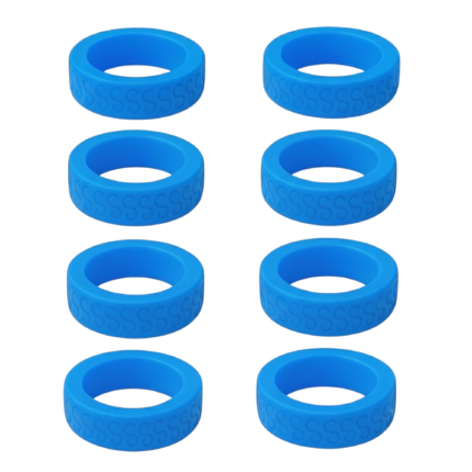 Wheel Protectors for Suitcase Wheels in Blue, Grey, Pink, Orange and Black - Protects Wheels and Floors