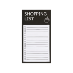 Indkøbsliste tjekliste med afkrydsningsfelter til overskuelig og organiseret indkøbsplanlægning