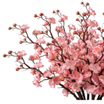 Kunstige blomstergrene med elegant blomsterudtryk til boligindretning og fest