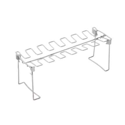 Kyllingeholder i rustfrit stål – foldbar holder til jævn tilberedning på grill og i ovn