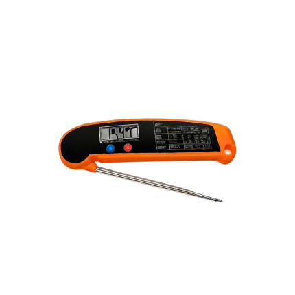 Kødtermometer med hurtig måling og foldbar probe til præcis temperaturmåling i ovn og grill