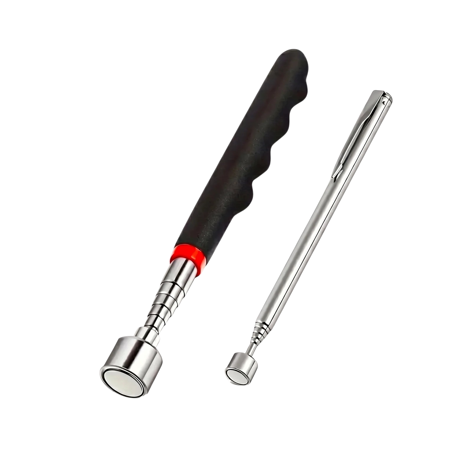 Teleskopisk magnetopsamler med udtrækkeligt skaft til små metalgenstande i svært tilgængelige områder Telescopic Magnetic Picker with Retractable Handle for Small Metal Objects in Hard-To-Reach Areas