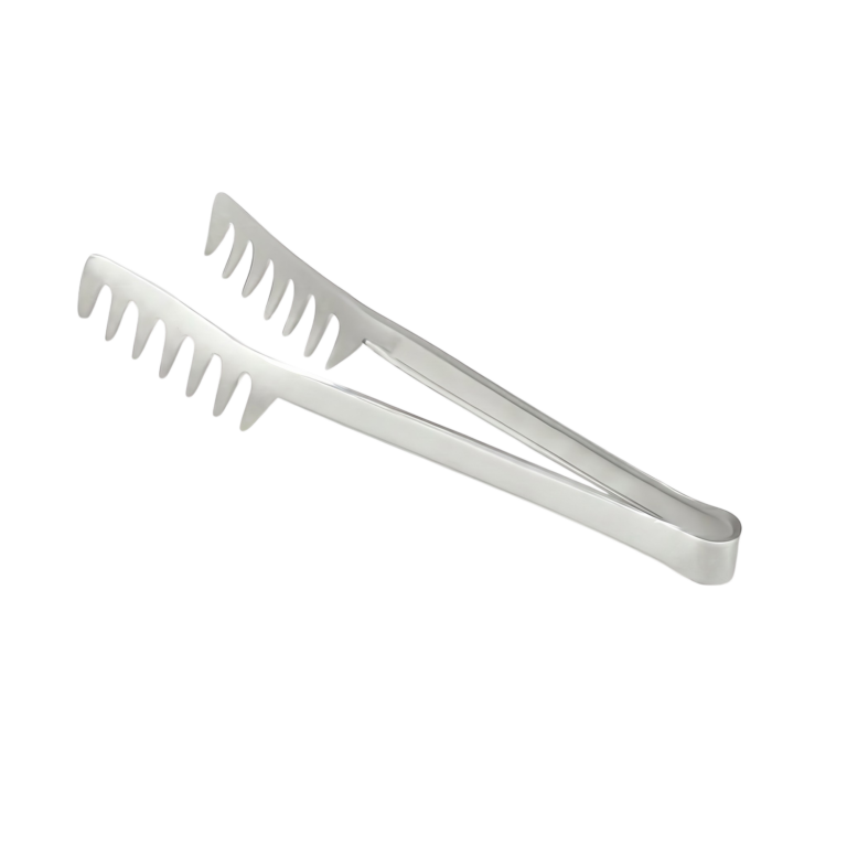 Pastatang i rustfrit stål med ergonomisk design og 30 cm længde til servering og håndtering