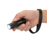 Mini lommelygte til nøglering med USB-C opladning, 9 lysindstillinger og 500 lumen i kompakt format