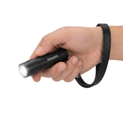 Mini lommelygte til nøglering med USB-C opladning, 9 lysindstillinger og 500 lumen i kompakt format