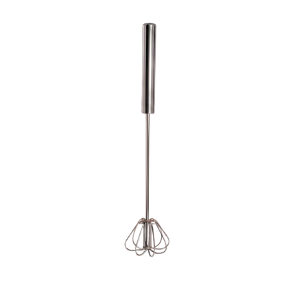 Stainless Steel Whisk with Pressure Function for Manual Whisking and Ergonomic Grip in the Kitchen