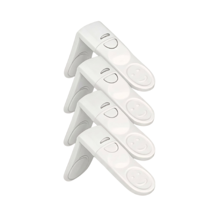 Drawer Safety Lock for Children in White and Black for Drawers and Cabinets with Locking and Limited Access in the Home