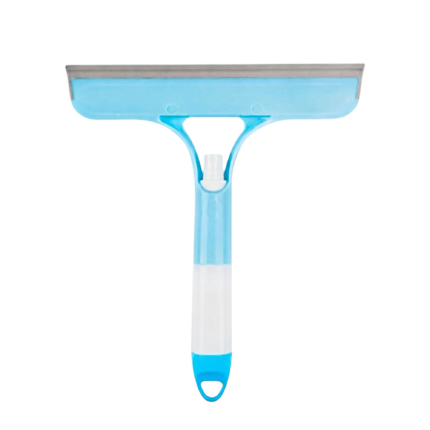 Window Cleaner with Integrated Spray Function and Practical Wiping for Windows and Glass