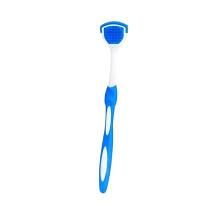 Tongue Scraper in Dark Blue, Dark Green, Orange, Red and Black for Daily Cleaning and Fresher Breath