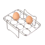Æggeholder til Ninja airfryer med stabil placering og plads til flere æg i kurven