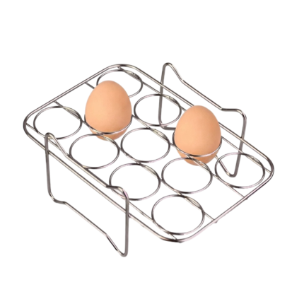 Æggeholder til Ninja airfryer med stabil placering og plads til flere æg i kurven