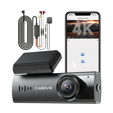 Dashcam for Car with GPS Module with App Connection and Recording of Incidents While Driving
