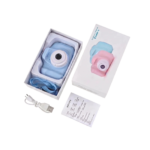 Children's Camera in Blue and Pink with Screen and Simple Photo Start for Small Hands - Image 2