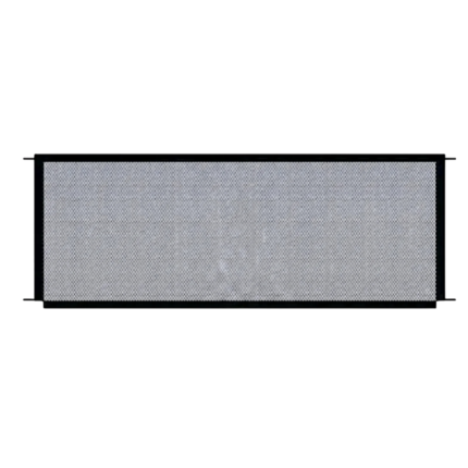 Retractable Dog Fence for Indoor Enclosure with Fine Mesh Net and Space-Saving Design 78x180 Cm