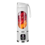 Mini Blender for Smoothies with Compact Design and Container for Portion Sizes for Cold Drinks
