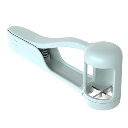 Tomato Slicer with Spring-Loaded Handle for Uniform Slices and Quick Division in the Kitchen