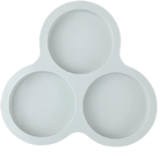 Omelette Silicone Mould for Air Fryer with 3 Compartments for Separate Portions and Quick Preparation
