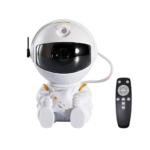 Stjernehimmel lampe med astronautdesign, fjernbetjening og rolig stemningsbelysning til hjemmet