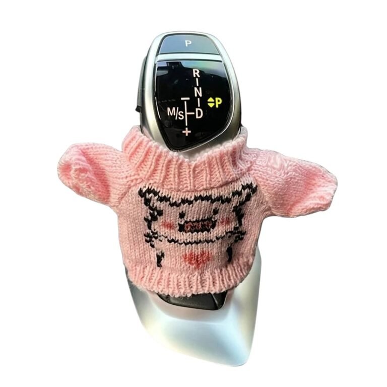 Gearknob dæksel med festligt design og let støvbeskyttelse til bilens gearknop og interiør