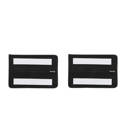 Self-Adhesive Hidden Storage Pocket with Zip – 2 Pcs.