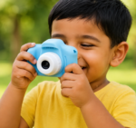 Children's Camera in Blue and Pink with Screen and Simple Photo Start for Small Hands - Image 3