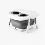 Collapsible Foot Bath with Lid and Massage Base