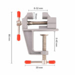 Adjustable Bench Vise with 360° Rotation - Image 2