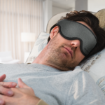 Sleep Mask with Shaped Eye Cups and Elastic Strap for Darkening and Relaxation - Image 2