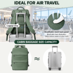 Travel Backpack 40 X 30 X 20 Cm for Under-Seat Luggage - Image 6