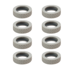 Wheel Protectors for Suitcase Wheels in Blue, Grey, Pink, Orange and Black - Protects Wheels and Floors - Image 2