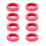 Wheel Protectors for Suitcase Wheels in Blue, Grey, Pink, Orange and Black - Protects Wheels and Floors - Image 3