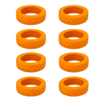 Wheel Protectors for Suitcase Wheels in Blue, Grey, Pink, Orange and Black - Protects Wheels and Floors - Image 4
