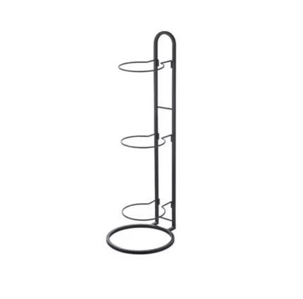 Ball Holder for 3 Balls with Vertical Storage and Space-Saving Design for Wall and Floor