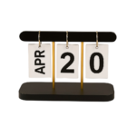Vende Kalender til Bord i Nordisk Design med Datokort - Billede 2
