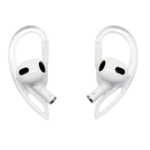 Justerbare ørekroge i silikone til AirPods med roterbar holder