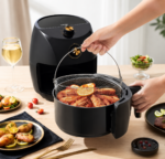 Air Fryer Insert with Handle for Easy Lifting and Clear Handling in the Air Fryer Basket - Image 2