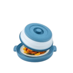 Microwave Splash Guard in Blue, Black, Dark Blue, Red, Green, Grey and Sky Blue with Foldable Lid - Image 4